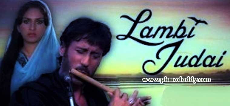 Lambi Judaai Piano Notes