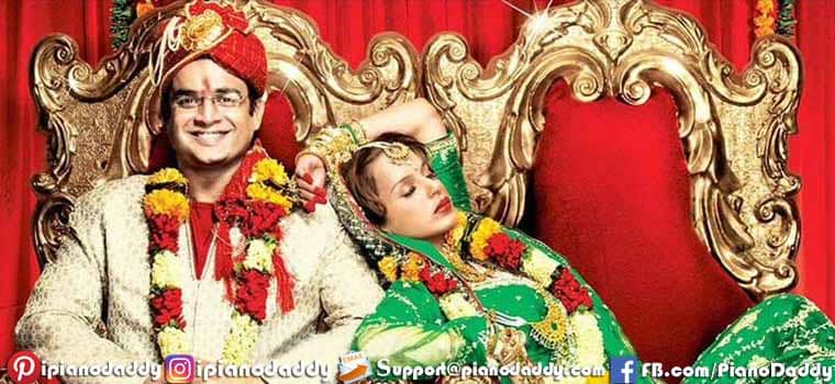 Piya Piano Notes Tanu Weds Manu