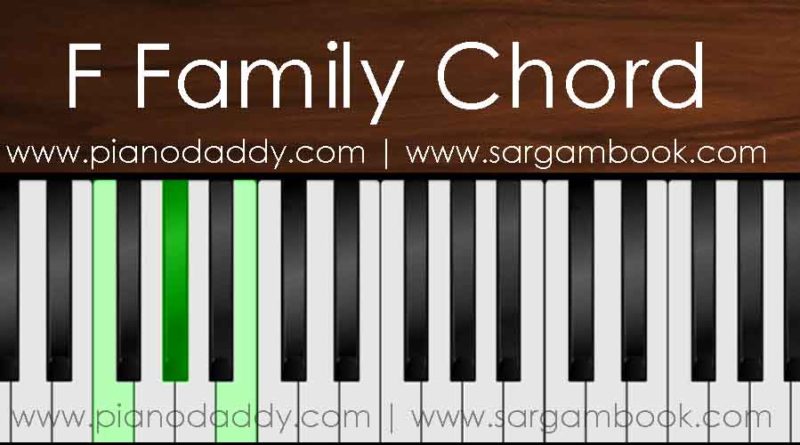 F Family Chords