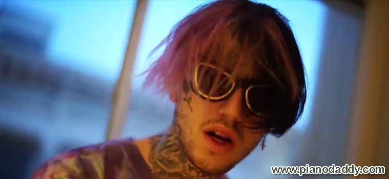 16 Lines Piano Notes Lil Peep