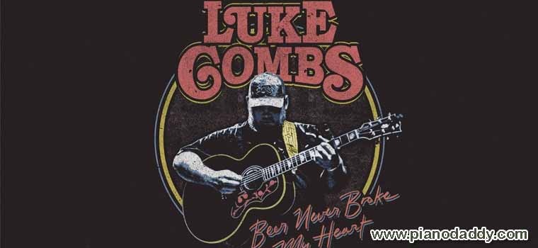 Beer Never Broke My Heart Piano Notes Luke Combs