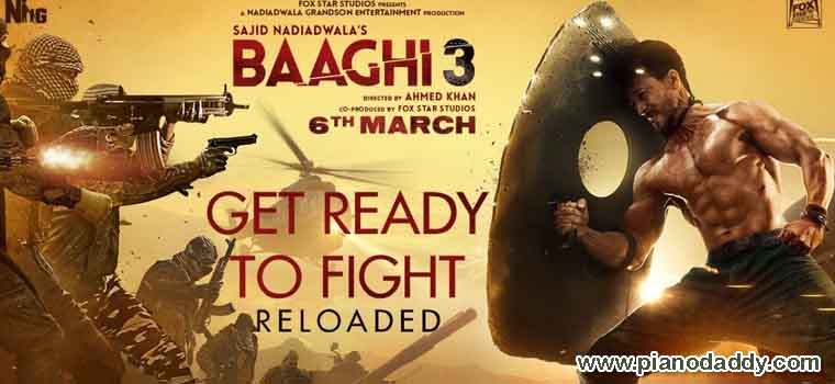 Get Ready To Fight Reloaded (Baaghi 3) Piano Notes