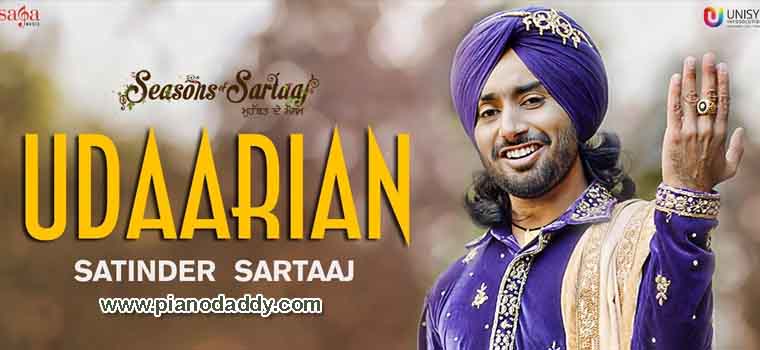 Udaarian (Satinder Sartaaj) Piano Notes