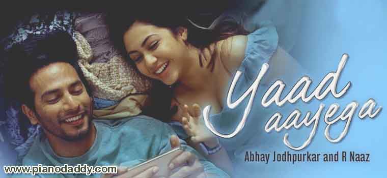 Yaad Aayega (Abhay Jodhpurkar) Piano Notes