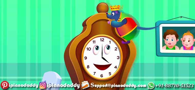 Hickory Dickory Dock Piano Notes Nursery Rhyme