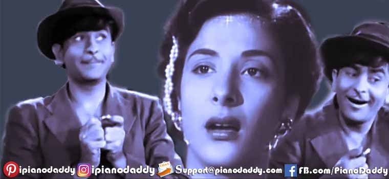 Aawara Hoon (Awara) Piano Notes