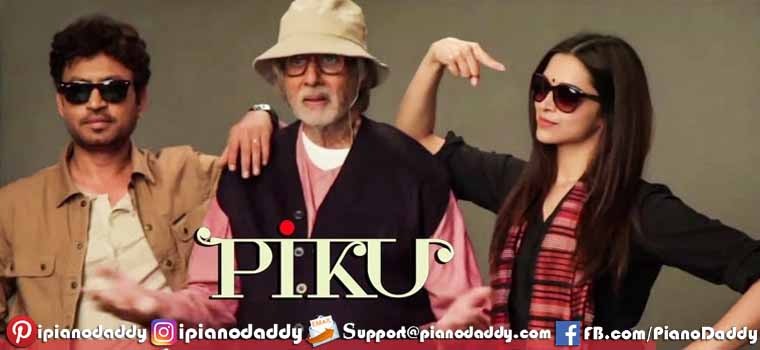 Lamhe Guzar Gaye (Piku) Piano Notes
