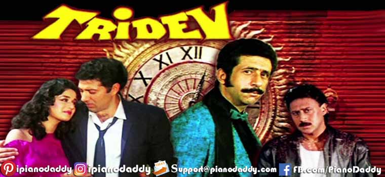 Main Teri Mohabbat Mein (Tridev) Piano Notes