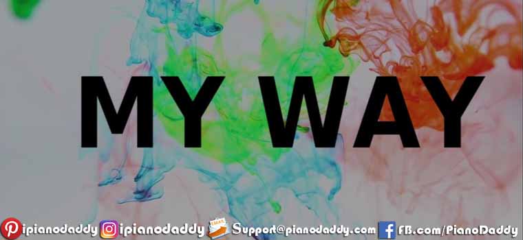 My Way (Calvin Harris) Piano Notes