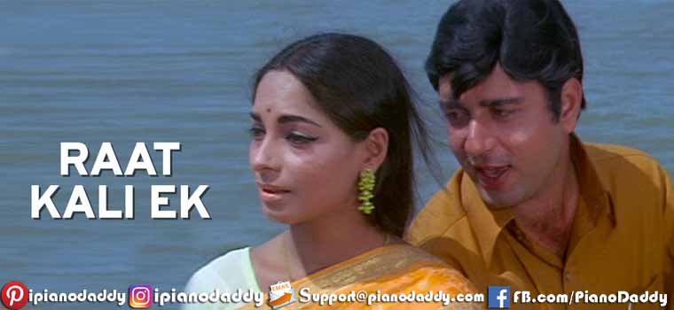 Raat Kali Ek Khwab Mein Aayi (Buddha Mil Gaya) Piano Notes