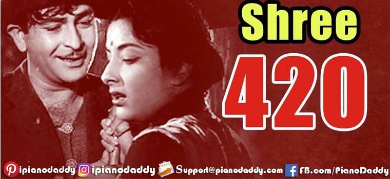 Ramaiya Vastavaiya (Shree 420) Piano Notes