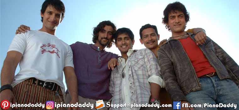 Rang De Basanti (2006) All Song Piano Notes