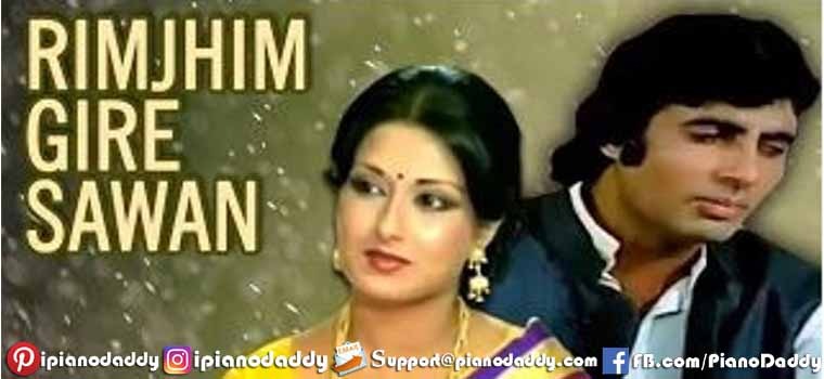 Rimjhim Gire Sawan (Lata Mangeshkar) Piano Notes