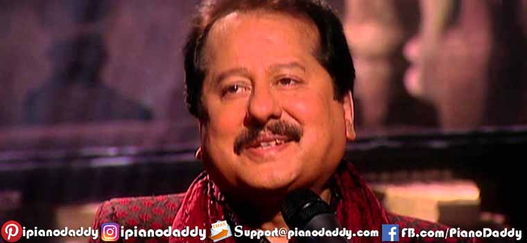 Chandi Jaisa Rang Hai Tera Piano Notes Pankaj Udhas