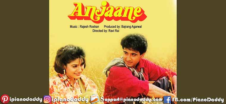 Kaale Kaale Baadal (Anjaane) Piano Notes