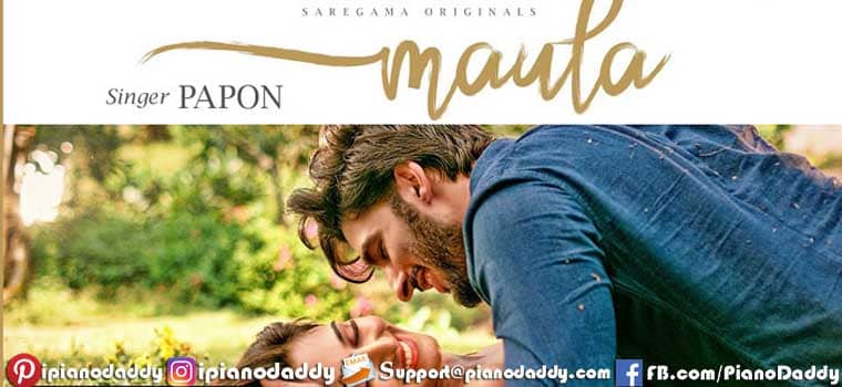 Maula Piano Notes Papon