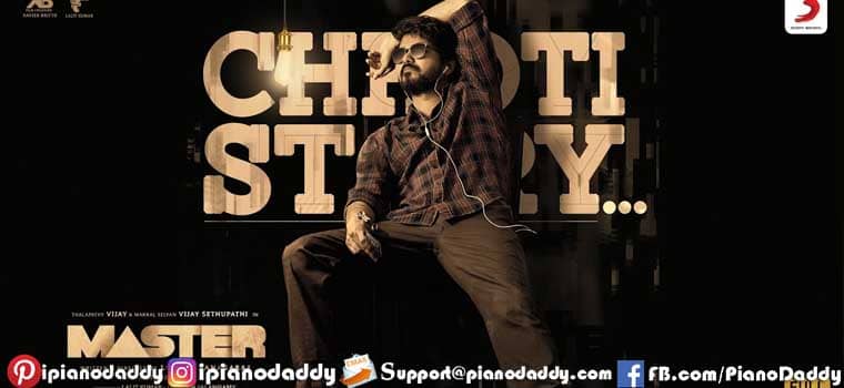 Chhoti Story Piano Notes Vijay The Master