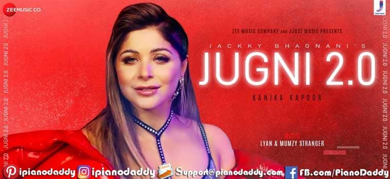 Jugni 2.0 Piano Notes Kanika Kapoor