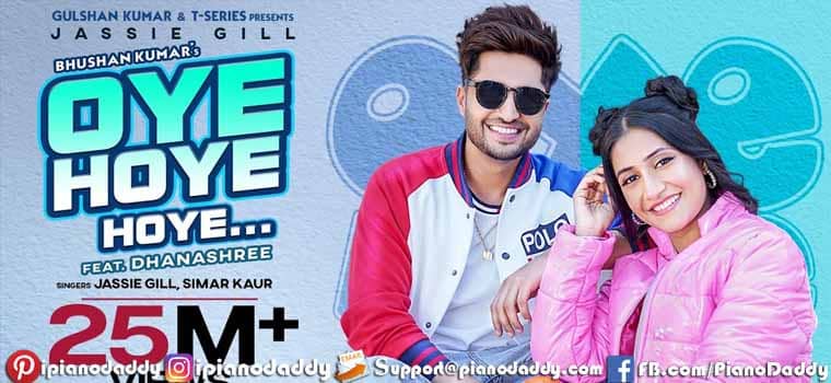 Oye Hoye Hoye Piano Notes Jassie Gill