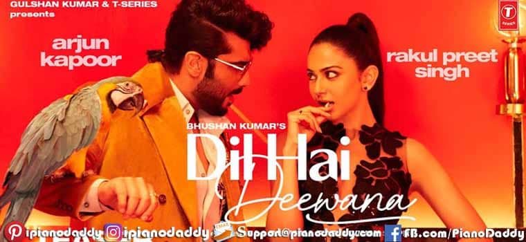 Dil Hai Deewana Piano Notes Darshan Raval