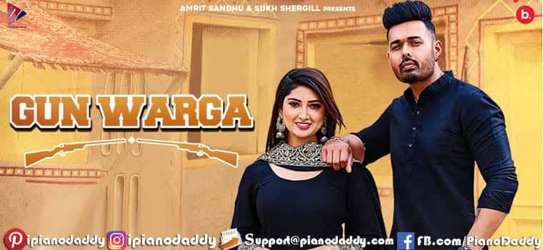 Gun Warga Piano Notes Harvy Sandhu