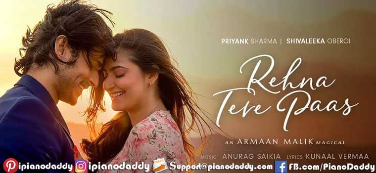 Rehna Tere Paas Piano Notes Armaan Malik