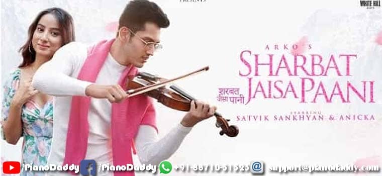 Sharbat Jaisa Paani Piano Notes Arko