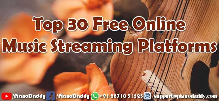 Top 30 Free Online Music Streaming Platforms
