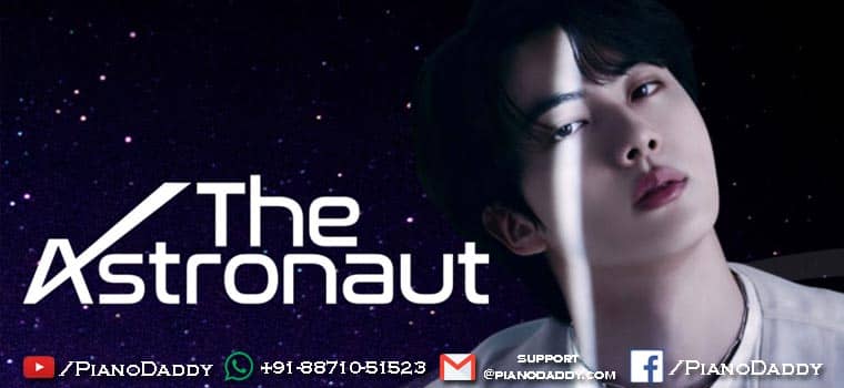 The Astronaut Piano Notes Jin (BTS)