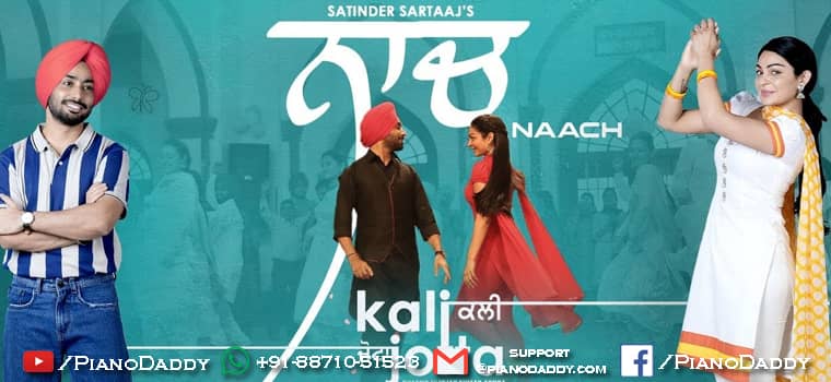 Naach Piano Notes Satinder Sartaaj