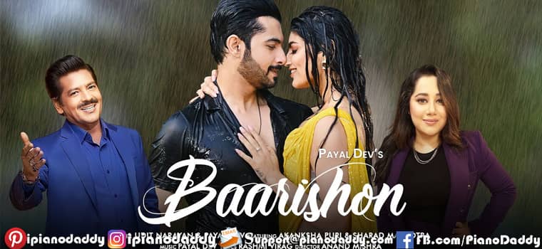 Baarishon Piano Notes Udit Narayan