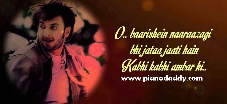 Ankahee Piano Notes Lootera